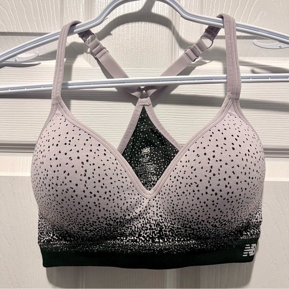 New Balance Other - 3/30$💥 New Balance Sport Bra purple black Medium Women adjustable strap